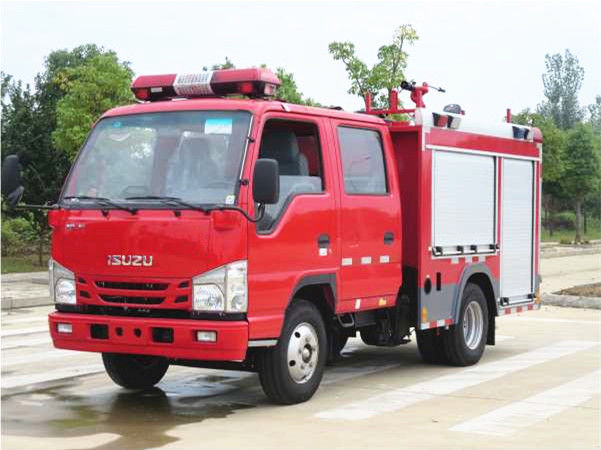 五十鈴水罐消防車_2噸水罐消防車